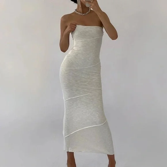 Princess Polly Oscar White Maxi Dress - Picture 1 of 5